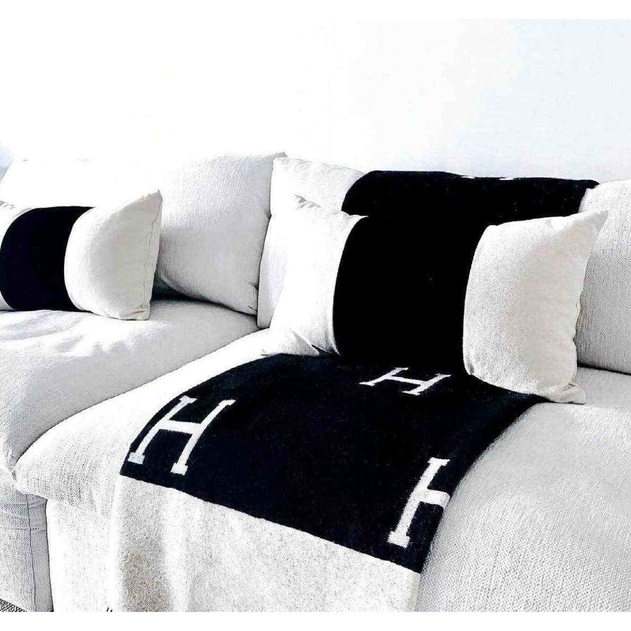 Black and White Pillow Cover 20x20