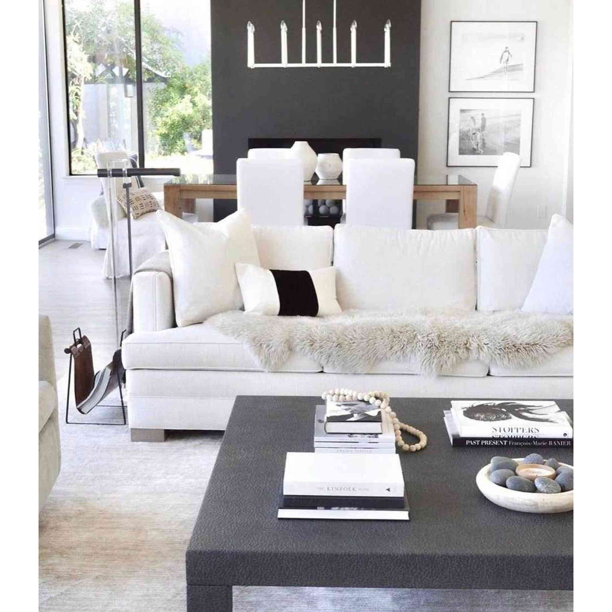 Black and White Pillow Cover 20x20