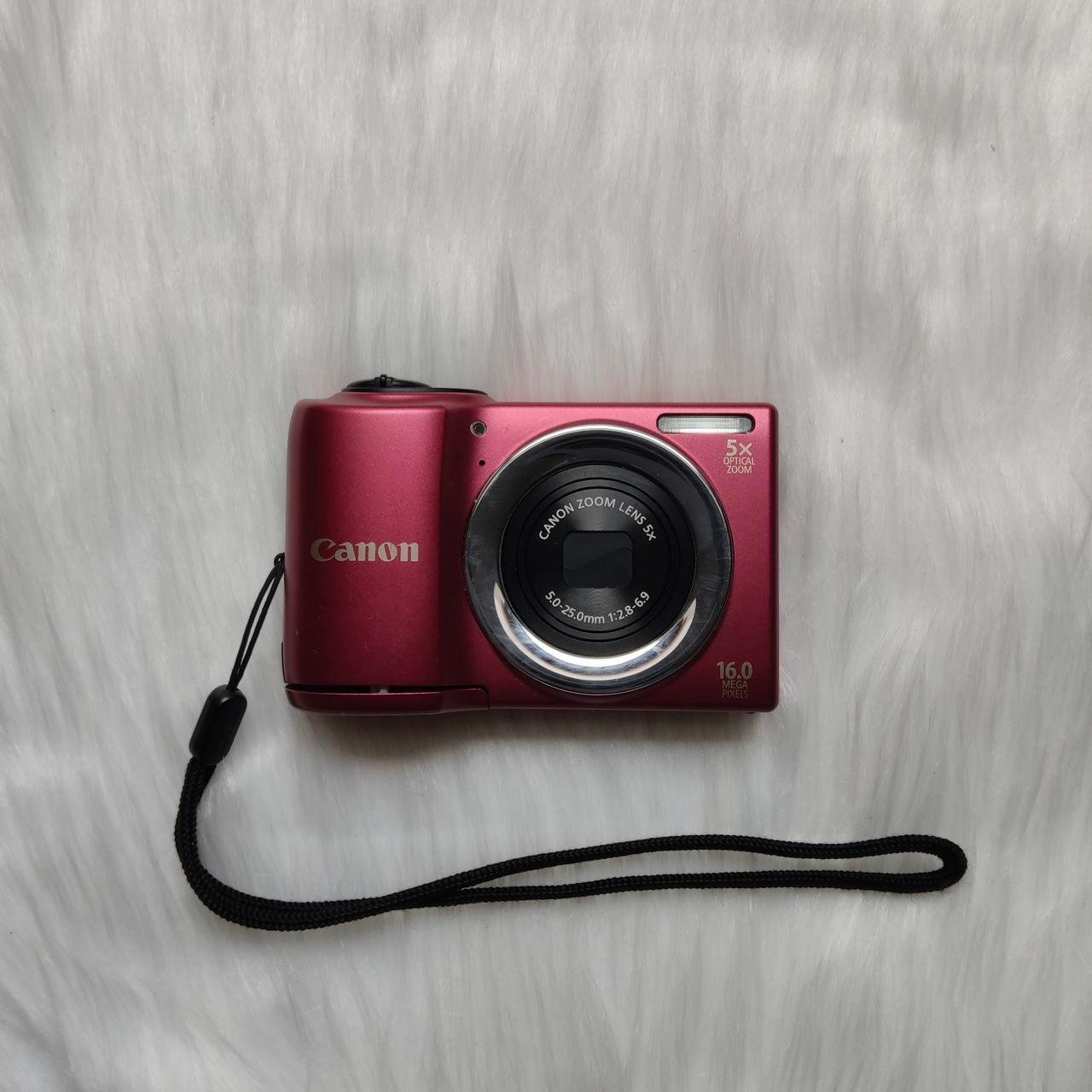 Used Digital Camera | Canon PowerShot A810 HD digital camera - Rarely cheery Red | Complete Set