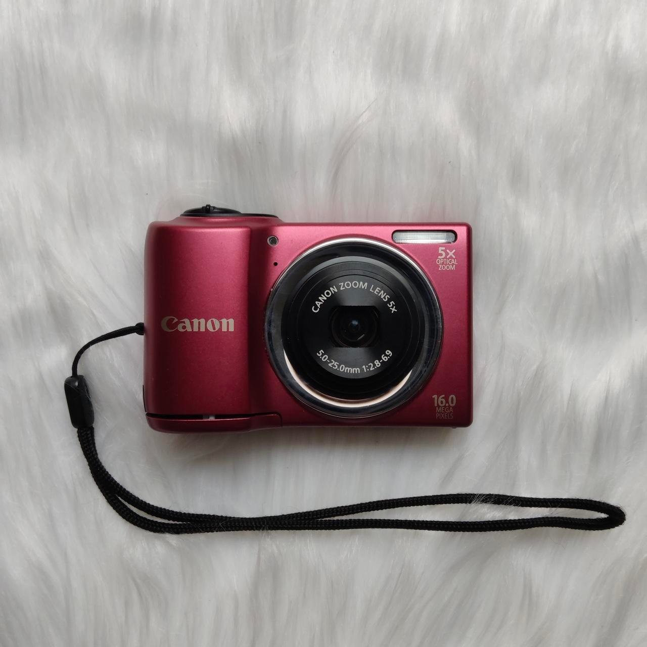 Used Digital Camera | Canon PowerShot A810 HD digital camera - Rarely cheery Red | Complete Set