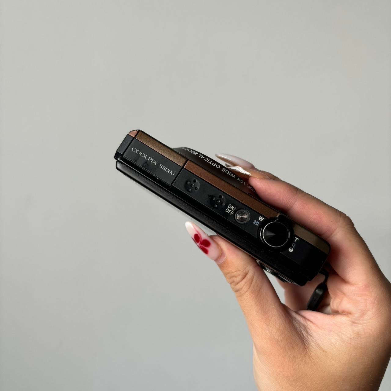 Nikon Coolpix Digital Camera S8000 14MP Digital Camera in brown